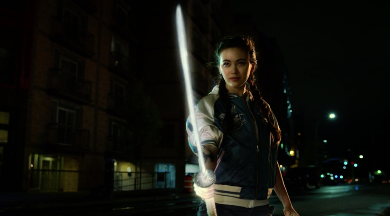 Colleen Wing using her fancy new powers.
